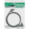 Cable InLine DisplayPort 1.4, 8K4K, en ángulo hacia arriba, negro/dorado, 2m