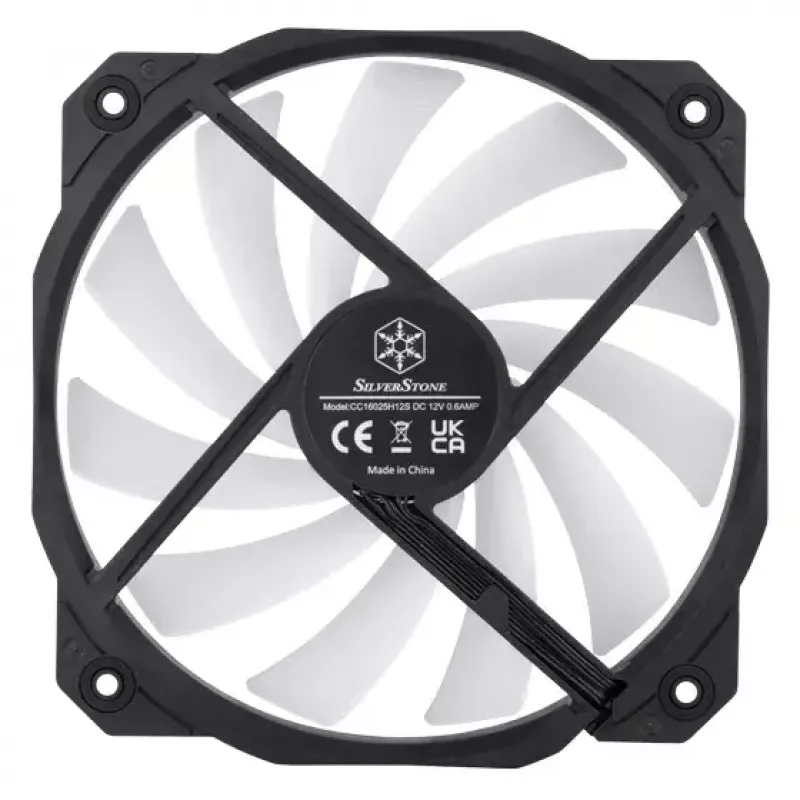 Ventilador Silverstone Shark Force 160 ARGB 1600 RPM Fluid Dynamic Bearing