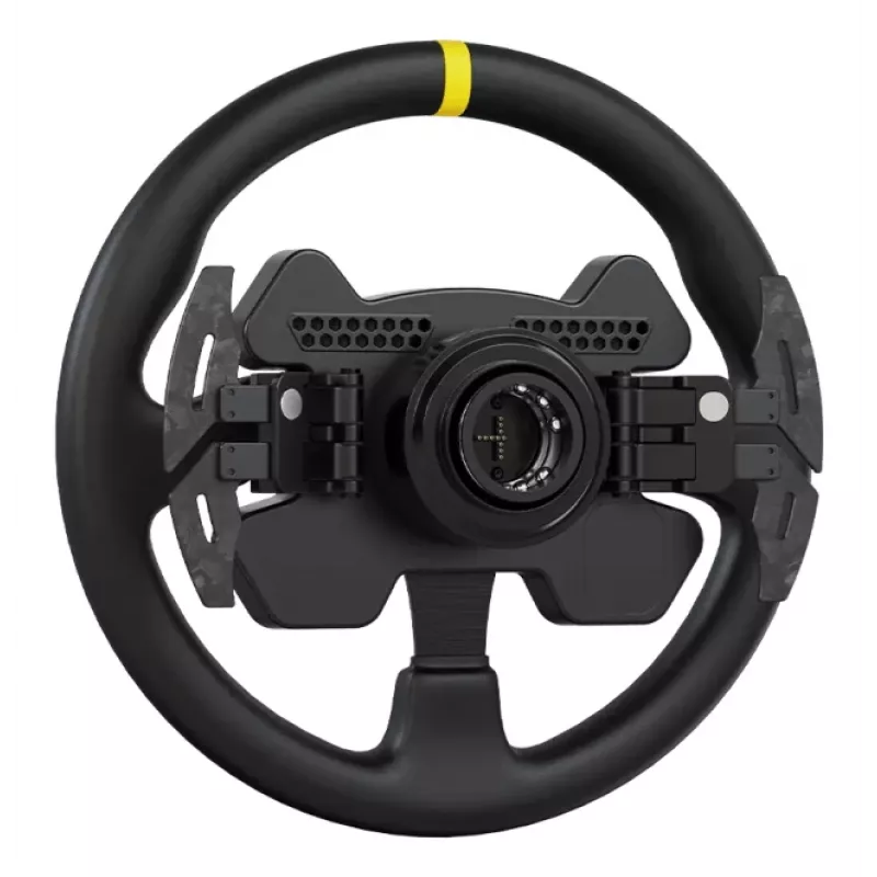 Volante Moza Racing RS V2, volante, PC, Multi, con cable e inalámbrico, negro, fibra de carbono, piel