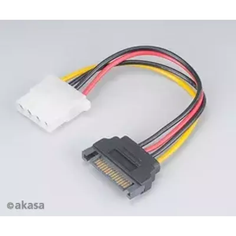 Akasa AK-CBPW03-KT02 cable adaptador de SATA a Molex (2 uds.)