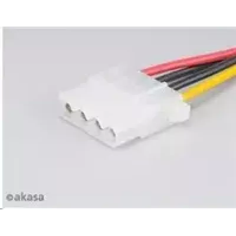 Akasa AK-CBPW03-KT02 cable adaptador de SATA a Molex (2 uds.)