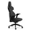 Silla gaming noblechairs DAWN — asiento acolchado, carga máx. 110 kg, ancho de asiento 53 cm, negra