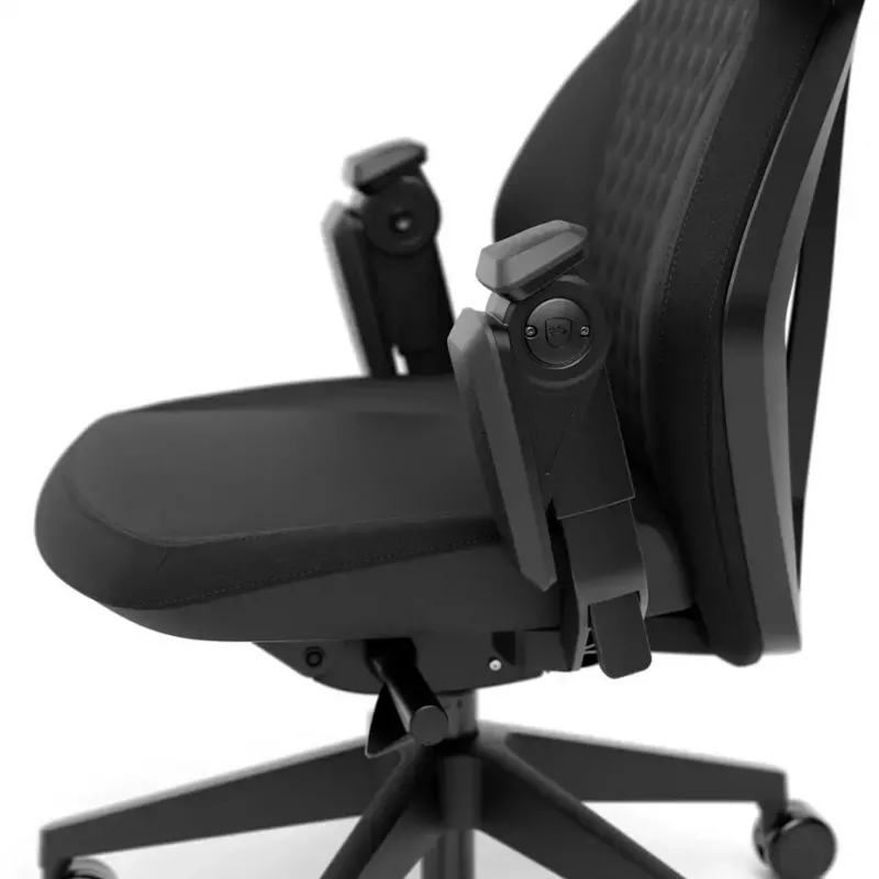 Silla gaming noblechairs DAWN — asiento acolchado, carga máx. 110 kg, ancho de asiento 53 cm, negra