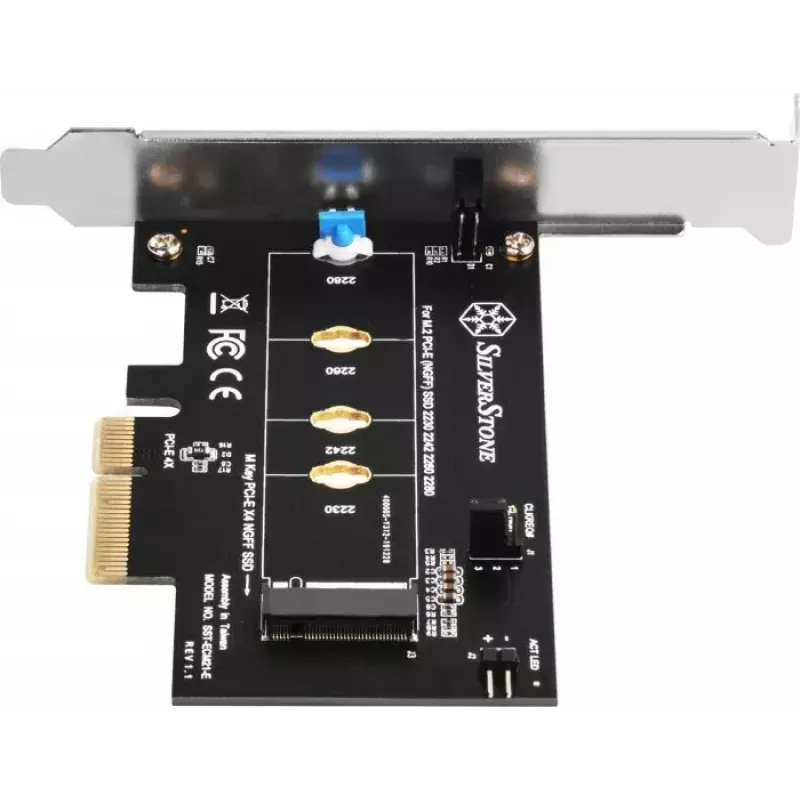 Adaptador PCIe SILVERSTONE SST-ECM21-E — compatibilidad con PCIe 4.0
