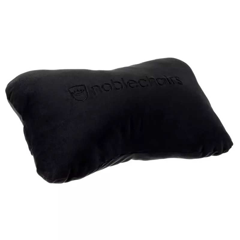 Set de cojines noblechairs NBL-SP-PST-002 — set de 2 cojines negros para asiento y soporte lumbar