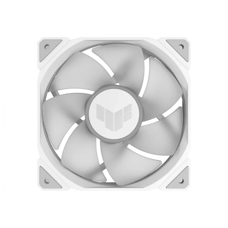 ASUS TUF GAMING TR120 ARGB REVERSE 120 mm 2000 RPM blanco, rodamiento hidráulico, 76.3 CFM