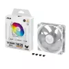 ASUS TUF GAMING TR120 ARGB REVERSE 120 mm 2000 RPM blanco, rodamiento hidráulico, 76.3 CFM