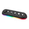 Streamplify HUB DECK 5 concentrador USB, 4x USB 3.0, 1x USB 2.0, RGB, 12V, cable de alimentación UE, negro