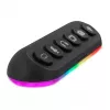 Streamplify HUB DECK 5 concentrador USB, 4x USB 3.0, 1x USB 2.0, RGB, 12V, cable de alimentación UE, negro