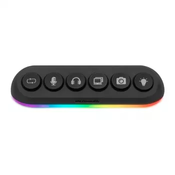 Streamplify HUB DECK 5 negro USB 2.0 USB 3.0 24W 1.8m