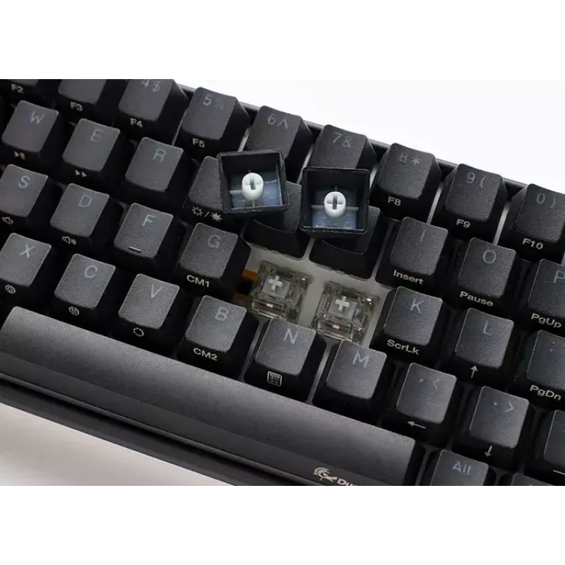 Teclado gaming Ducky One 3 Classic Mini USB alemán negro blanco