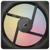 Ventilador Corsair iCUE LINK LX140-R RGB 14 cm negro 2000 rpm 3,55 mmH2O