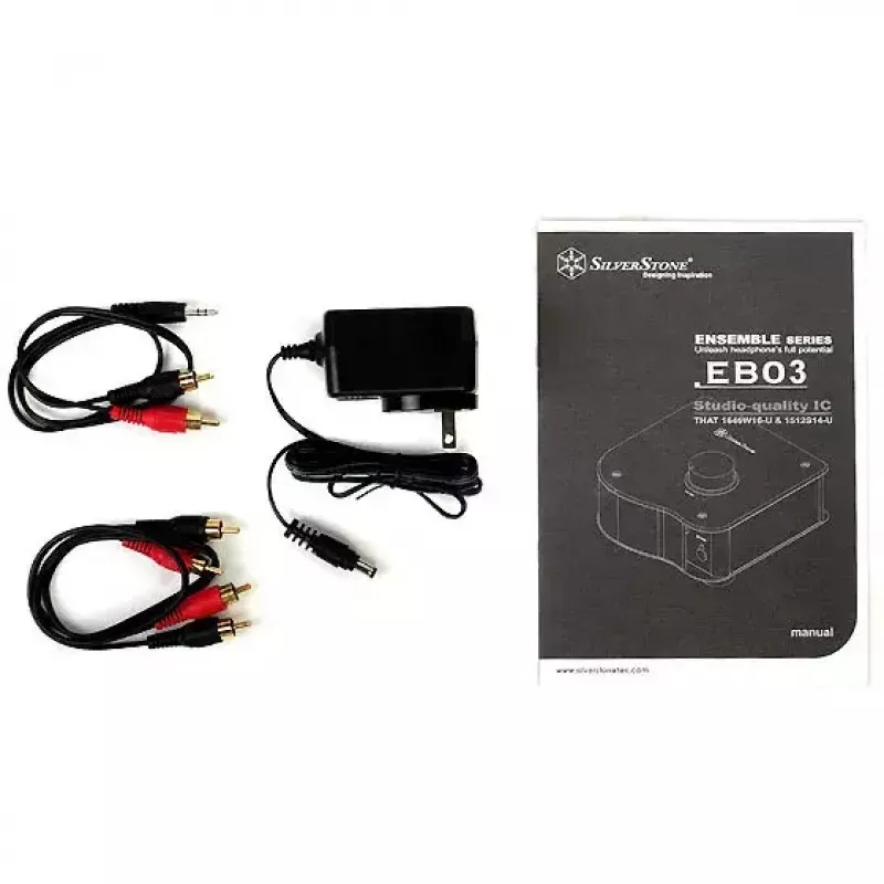 Amplificador de auriculares Silverstone SST-EB03S 16-600Ω 6,3 mm