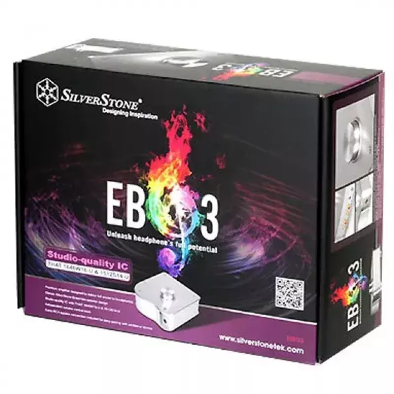 Amplificador de auriculares Silverstone SST-EB03S 16-600Ω 6,3 mm