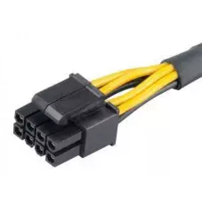Cable de alimentación interno Akasa AK-CBPW10-15BK 0,15 m PCI-E 8-Pin ATX 4-Pin