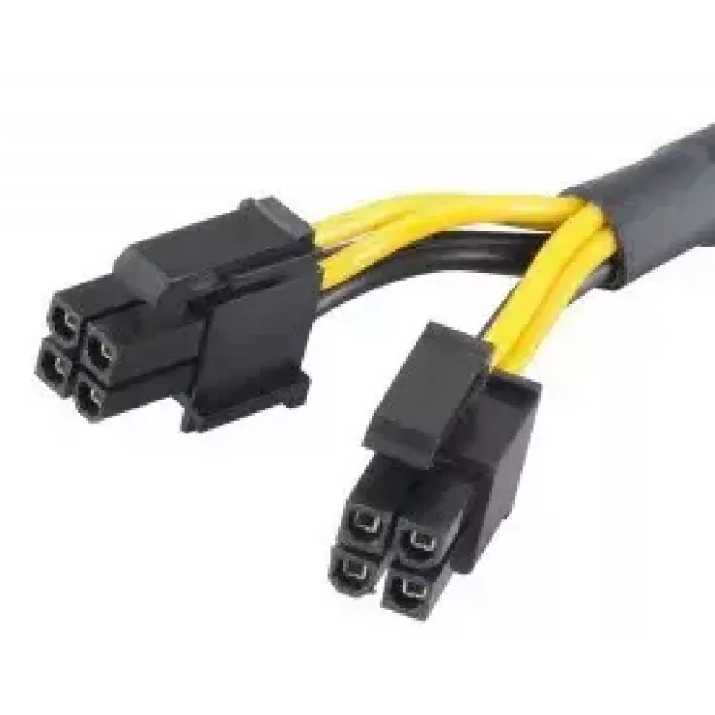 Cable de alimentación interno Akasa AK-CBPW10-15BK 0,15 m PCI-E 8-Pin ATX 4-Pin