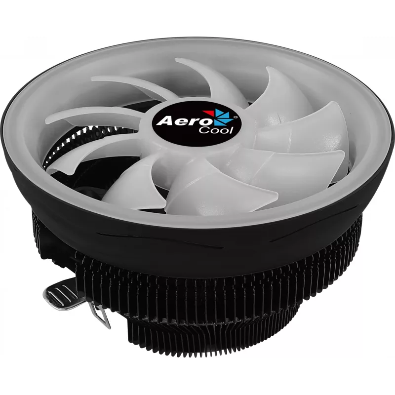 Disipador de CPU Aerocool Core Plus, ARGB, 120 mm, negro