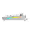 Teclado gaming mecánico GLORIOUS GMMK 3 PRO HE 75% Prebuilt con cable USB QWERTY plata