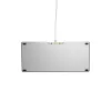 Teclado gaming mecánico GLORIOUS GMMK 3 PRO HE 75% Prebuilt con cable USB QWERTY plata