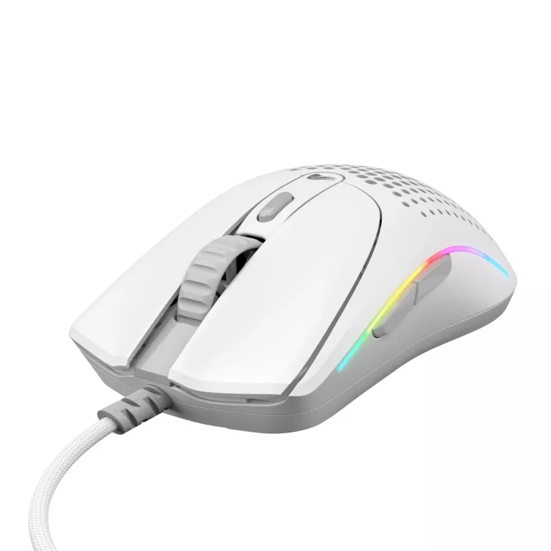 Ratón Glorious Gaming Glorious Model O 2 Mini - blanco mate, diestro, óptico, USB Type-A, 26000 DPI, blanco