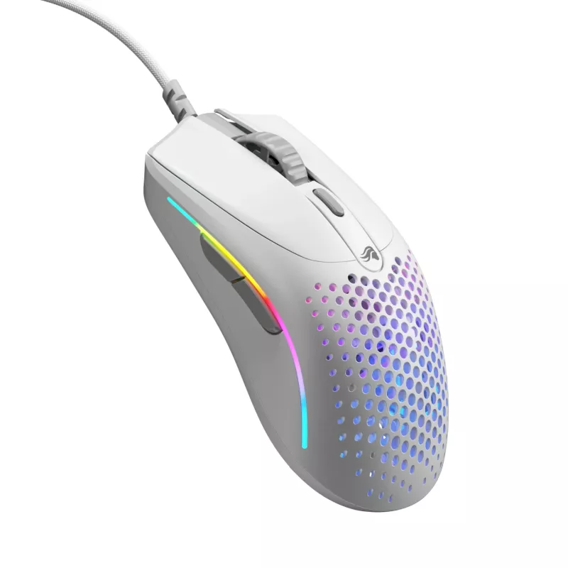 Ratón Glorious Gaming Glorious Model O 2 Mini - blanco mate, diestro, óptico, USB Type-A, 26000 DPI, blanco