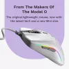Ratón Glorious Gaming Glorious Model O 2 Mini - blanco mate, diestro, óptico, USB Type-A, 26000 DPI, blanco