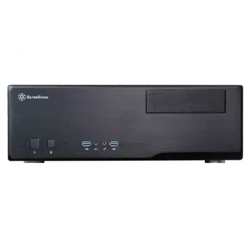 SilverStone Grandia GD05 SST-GD05B caja de sobremesa, Micro-ATX, 1x 5,25 pulgadas externa, 2x 3,5 pulgadas internas, USB 3.0, negra