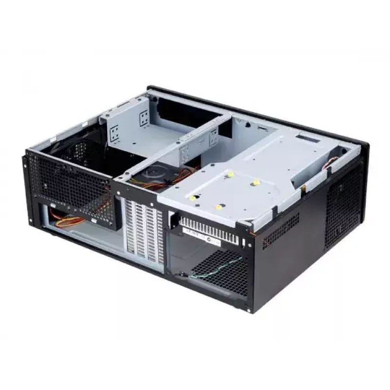 SilverStone Grandia GD05 SST-GD05B caja de sobremesa, Micro-ATX, 1x 5,25 pulgadas externa, 2x 3,5 pulgadas internas, USB 3.0, negra