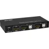 Conmutador KVM HDMI InLine 2x1, 2x1, HDMI 4K2K, hub USB 2.0, con audio
