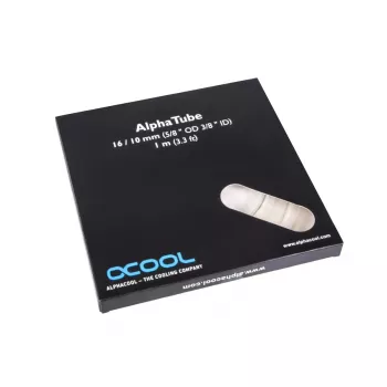 Tubo Alphacool 17496 PVC transparente 1,6 cm de diámetro 100 cm de longitud
