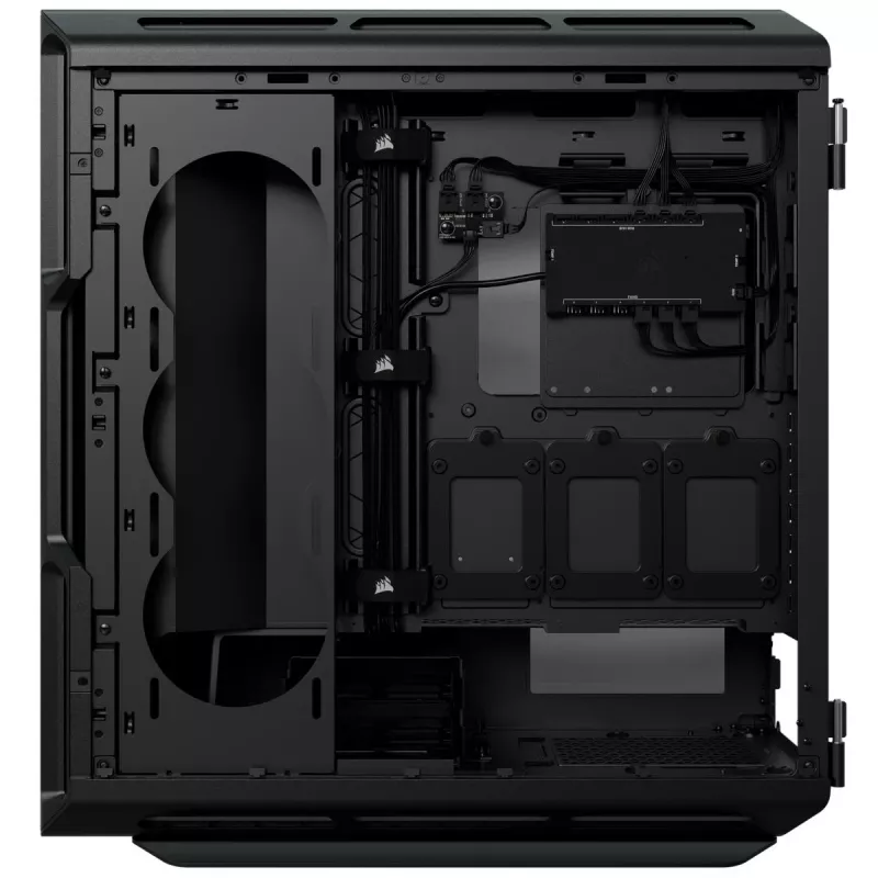 Caja de PC semitorre ATX CORSAIR – iCUE 5000T – RGB Cristal templado – Negro