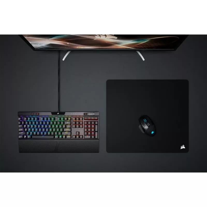Alfombrilla para ratón gaming CORSAIR - MM200 Pro Premium, tejido resistente a derrames, Negro - X-Large