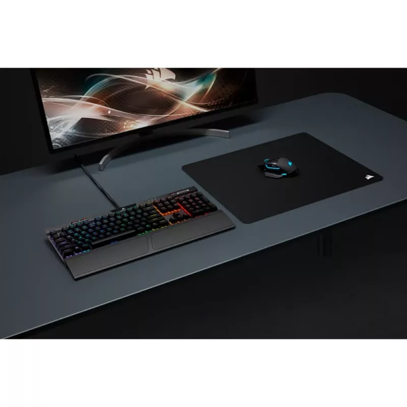 Alfombrilla para ratón gaming CORSAIR - MM200 Pro Premium, tejido resistente a derrames, Negro - X-Large