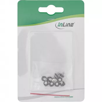 Set de tornillos InLine para placa base con arandelas de goma métricos 10 uds. InLine 77784M