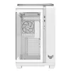 Caja de PC ASUS TUF GAMING GT502 Horizon TG ARGB Blanca — Semitorre, ATX, cristal templado, 4 bahías de 3,5 pulgadas, GPU máx. 400 mm