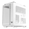 Caja de PC ASUS TUF GAMING GT502 Horizon TG ARGB Blanca — Semitorre, ATX, cristal templado, 4 bahías de 3,5 pulgadas, GPU máx. 400 mm