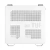 Caja de PC ASUS TUF GAMING GT502 Horizon TG ARGB Blanca — Semitorre, ATX, cristal templado, 4 bahías de 3,5 pulgadas, GPU máx. 400 mm
