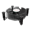 Akasa AK-CC6602HP01 disipador de CPU de perfil bajo, Intel LGA1700, 30 mm de altura, aluminio, negro
