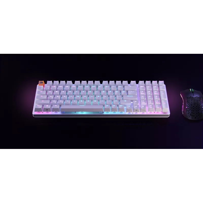 Teclado Glorious Gaming GMMK 2 USB US English blanco