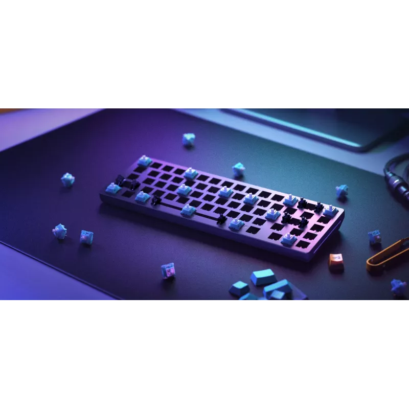 Teclado Glorious Gaming GMMK 2 USB US English blanco