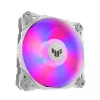Ventilador de CPU ASUS TUF GAMING TF120 ARGB WHITE EDITION — 3 ventiladores de 120 mm, 1900 RPM, 29 dB, mando a distancia