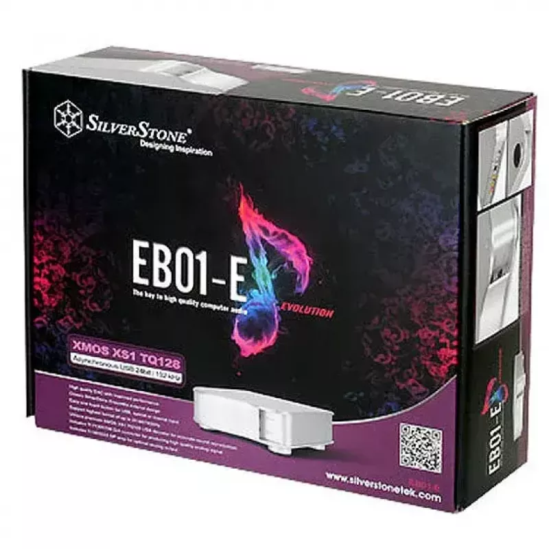 Interfaz de audio Silverstone EB01-E plata
