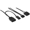 Aerocool Saturn 12F Pro ARGB ventiladores de caja, pack de 3 con controlador, 120 mm