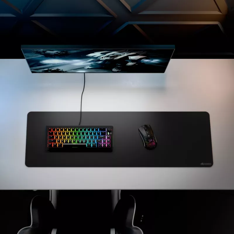 Alfombrilla de ratón Glorious Gaming Glorious Mouse Pad 2 Large Extended - sin bordes - negra