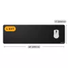 Alfombrilla de ratón Glorious Gaming Glorious Mouse Pad 2 Large Extended - sin bordes - negra