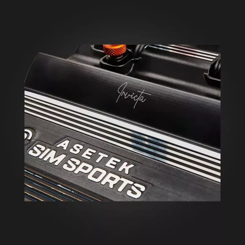 Asetek SimSports Invicta juego de pedales de acelerador y freno para sim racing 40-010-0000001