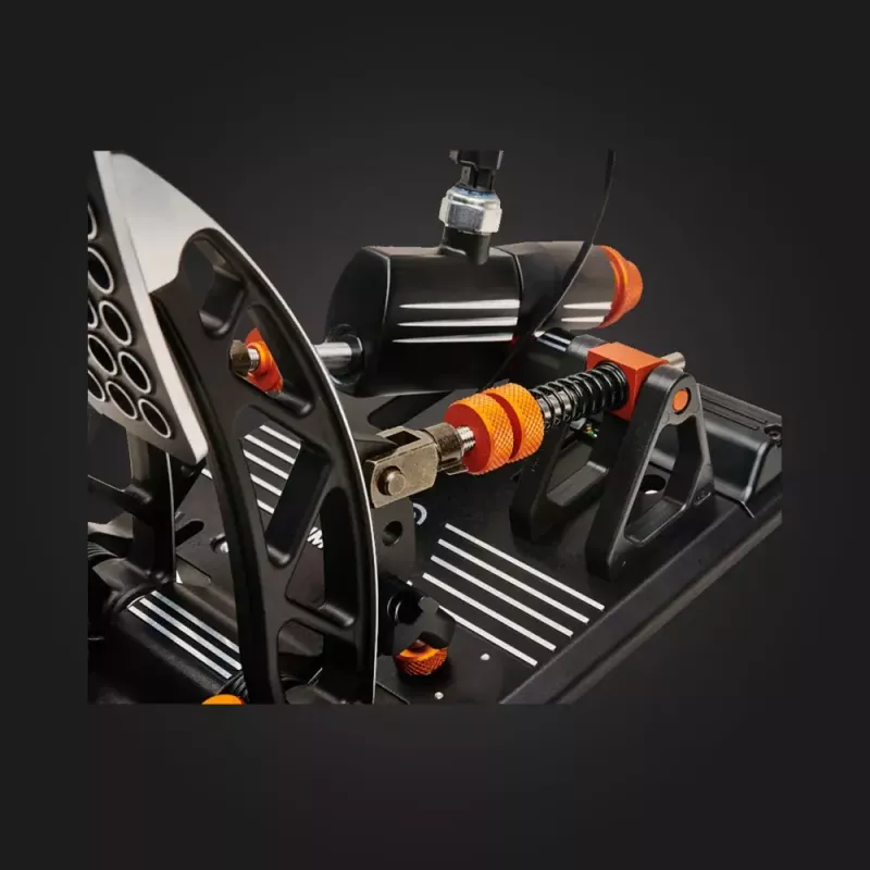 Asetek SimSports Invicta juego de pedales de acelerador y freno para sim racing 40-010-0000001