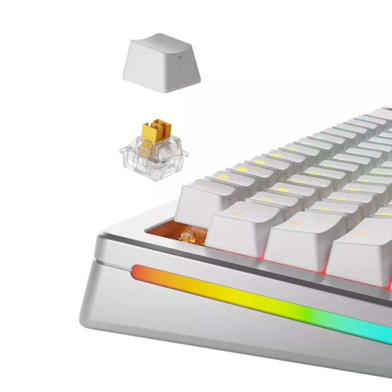 Glorious Gaming Glorious Panda HE Switches - 36 uds., interruptores de teclado, policarbonato (PC), translúcido, amarillo