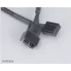 Cable de extensión para ventilador Akasa AK-CBFA01-KT04 pack de 4, PWM, conector de 4 pines, cables de extensión