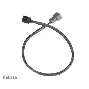 Cable de extensión para ventilador Akasa AK-CBFA01-KT04 pack de 4, PWM, conector de 4 pines, cables de extensión